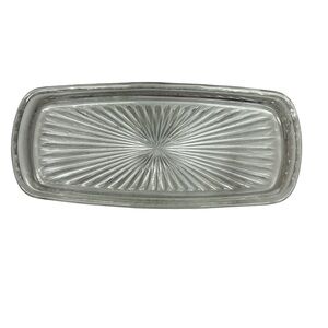 Vintage starburst butter dish